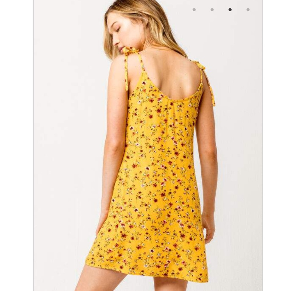 Yellow Floral Dress